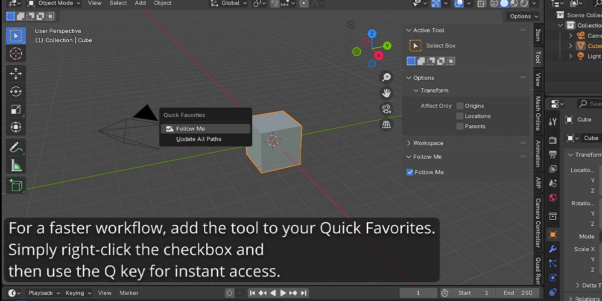 Follow Me - Asset Placement Utility