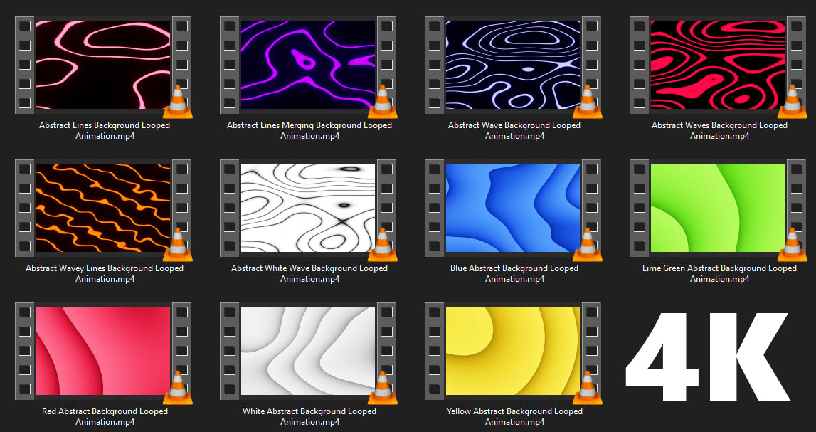 Awesome Motion Graphics Footage 11 Looped Abstract Background Footages